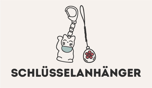 Japanische Schlüsselanhänger