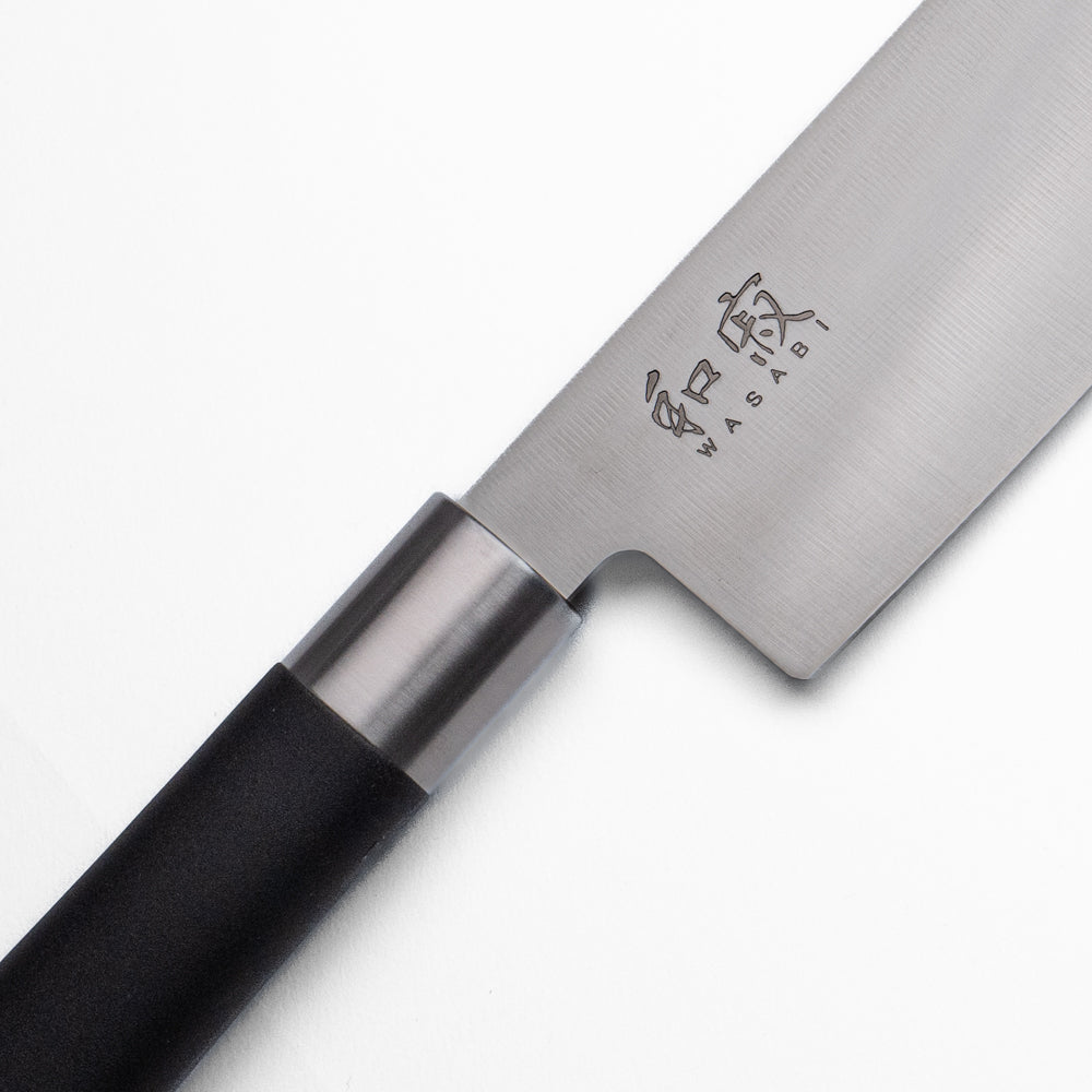 Nakiri-Messer Wasabi Black – 16,5 cm