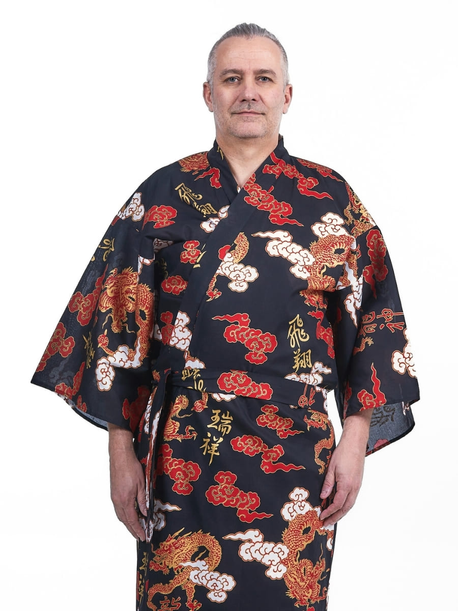 Yukata Kimono Männer - Ryū to Kumo