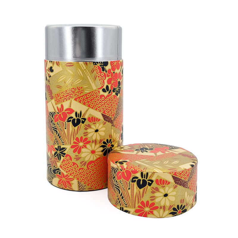 Japanische Teedose Washi Hana