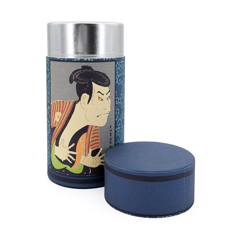 Japanische Teedose Ukiyo-e