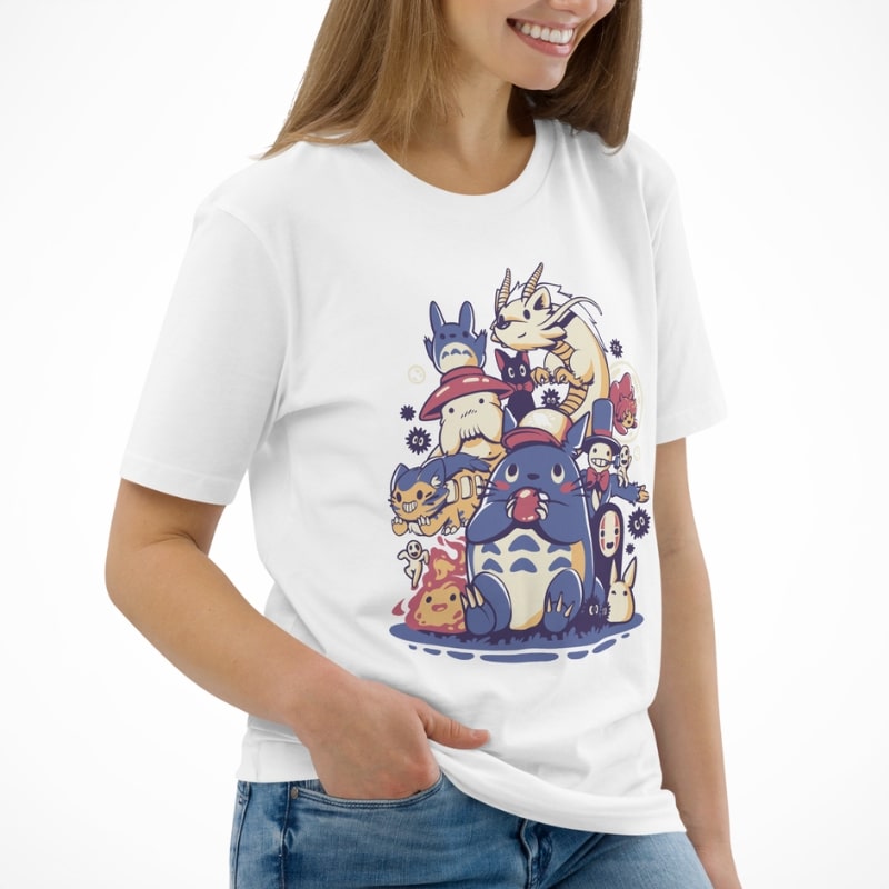 Japanische T-Shirt - Fantastische Kreaturen