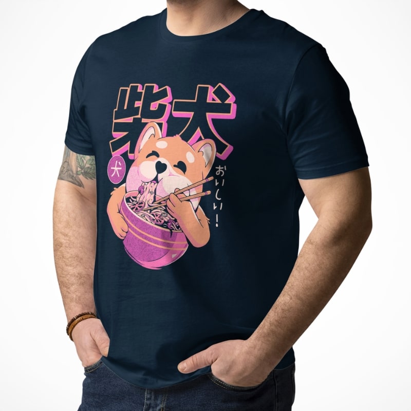 Japanische T-Shirt - Shiba Noodle