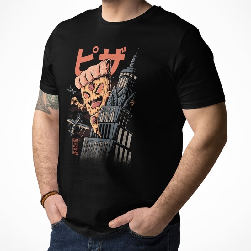 Japanische T-Shirt - Godpizza