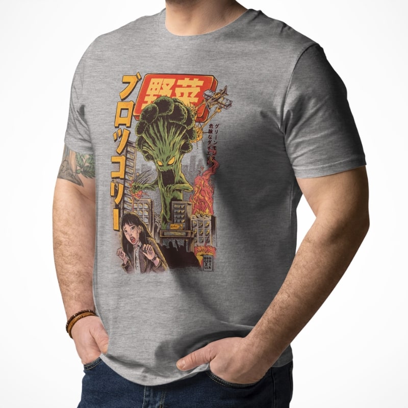 Japanische T-Shirt - Broccozilla