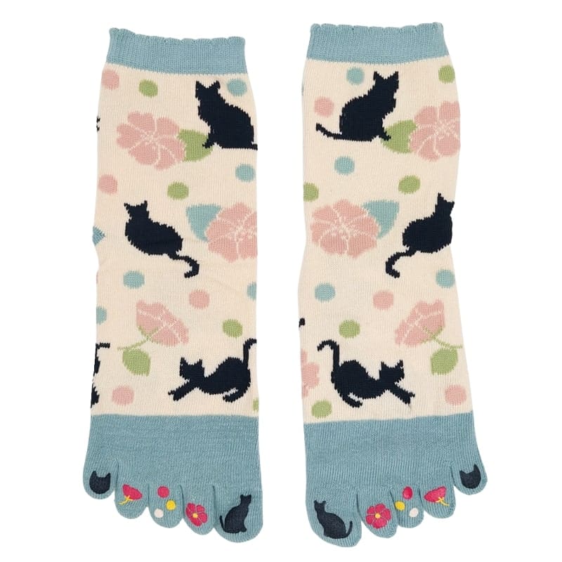 5-Finger-Socken – Yumemi Neko EU 36-39