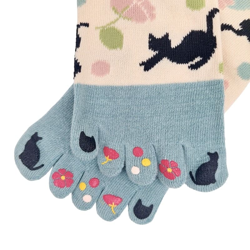 5-Finger-Socken – Yumemi Neko EU 36-39