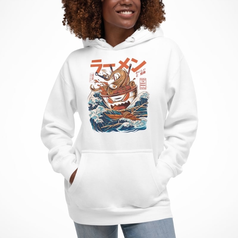 Japan Hoodie - The Great Ramen of Kanagawa