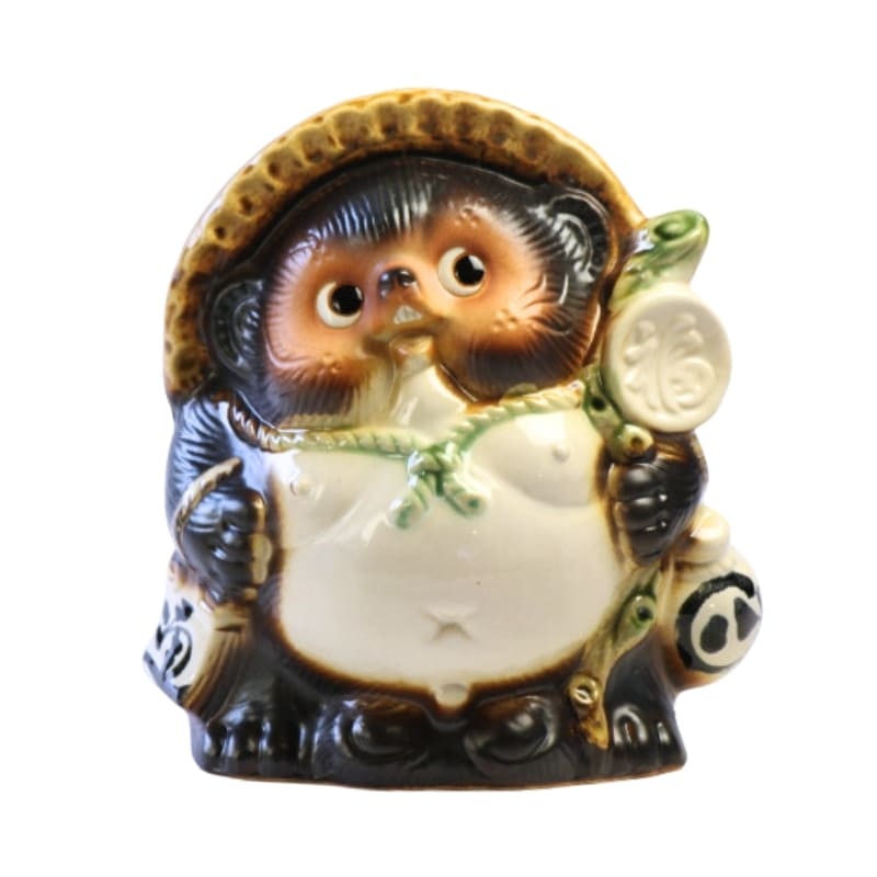 Japanische Tanuki-Statue 19 cm