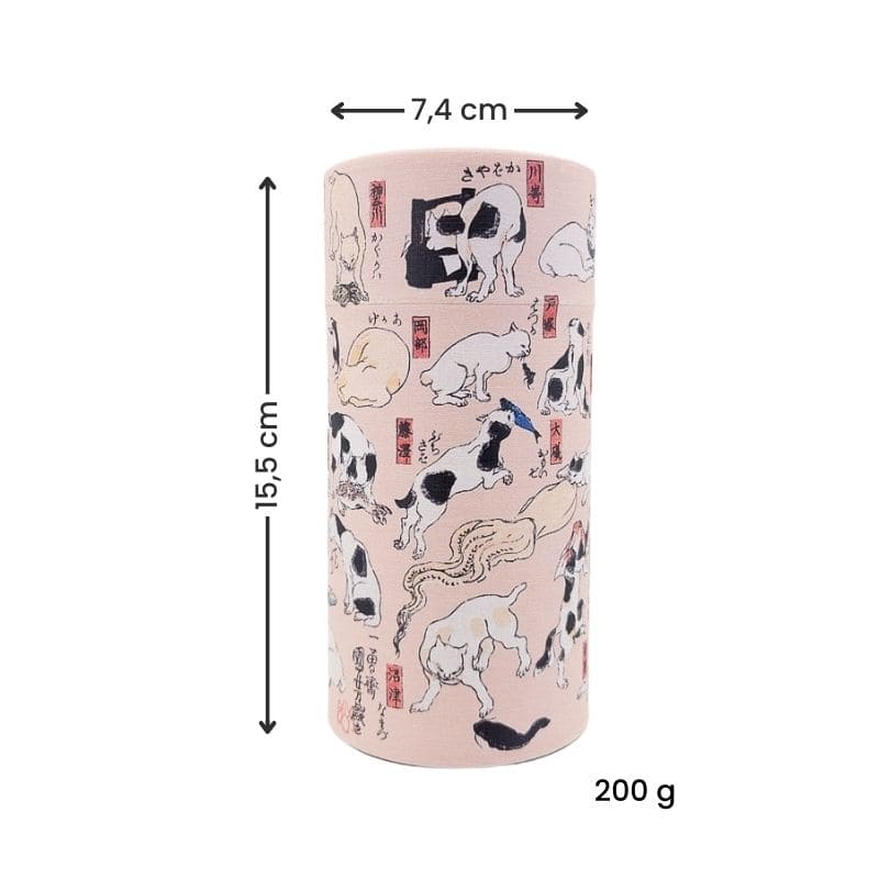 Japanische Teedose - Katzen