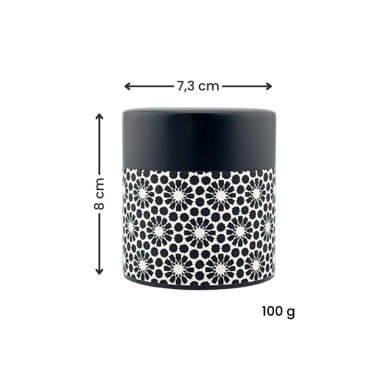 Japanische Teedose - Kuro Kiku