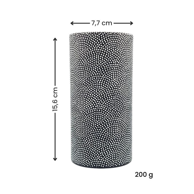 Japanische Teedose - Washi Same Komon