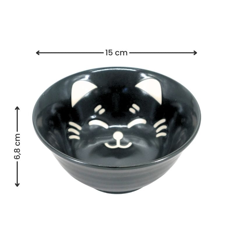 Set mit 2 Ramen Schalen - Katze
