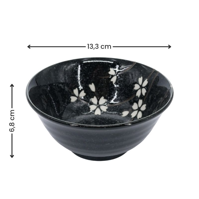 Set mit 5 Japanischen Schalen Spring