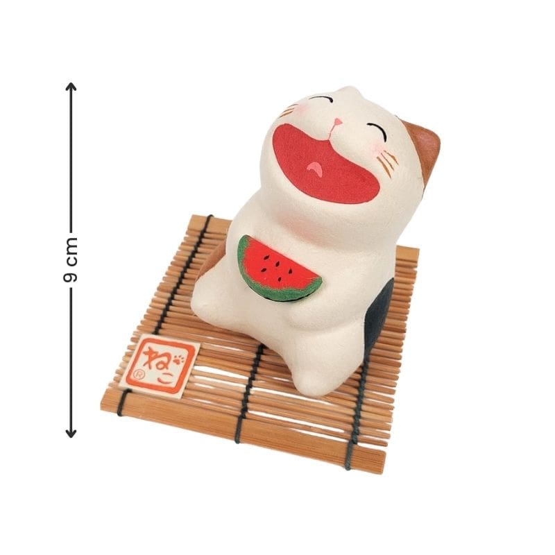 Japanische Figurine Lachende Katze