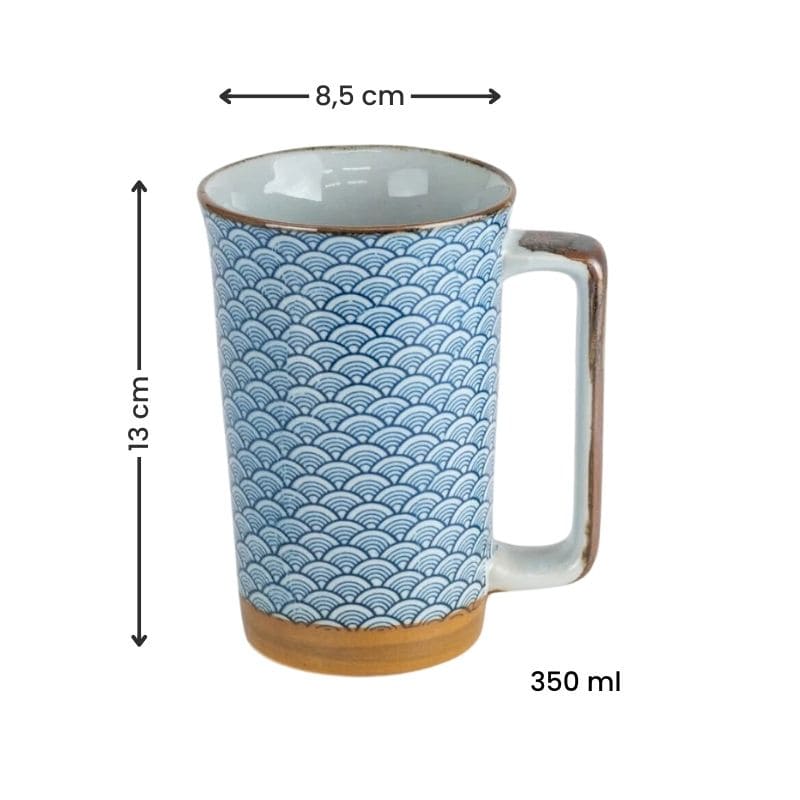Großer Japanischer Becher - Seigaiha