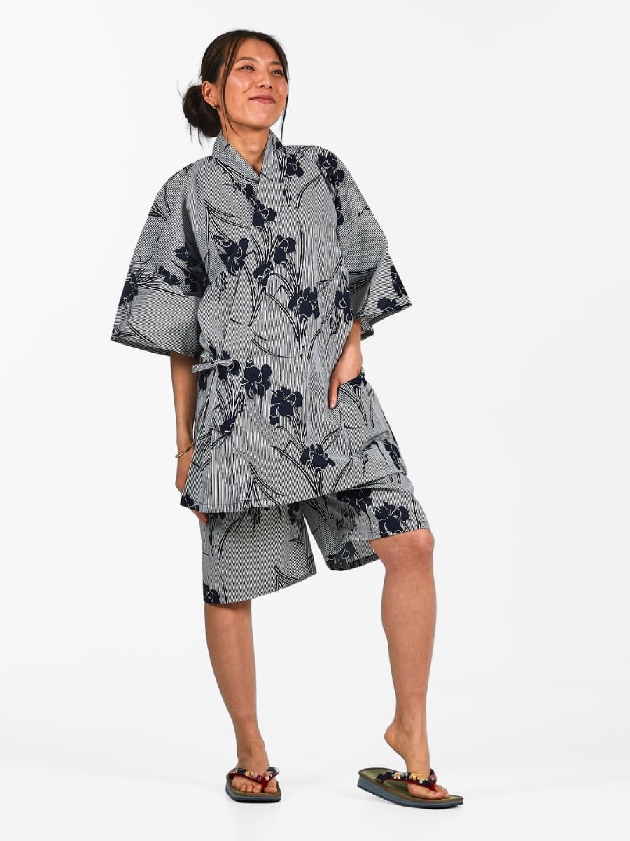 Japanischer Jinbei Damen – Iris