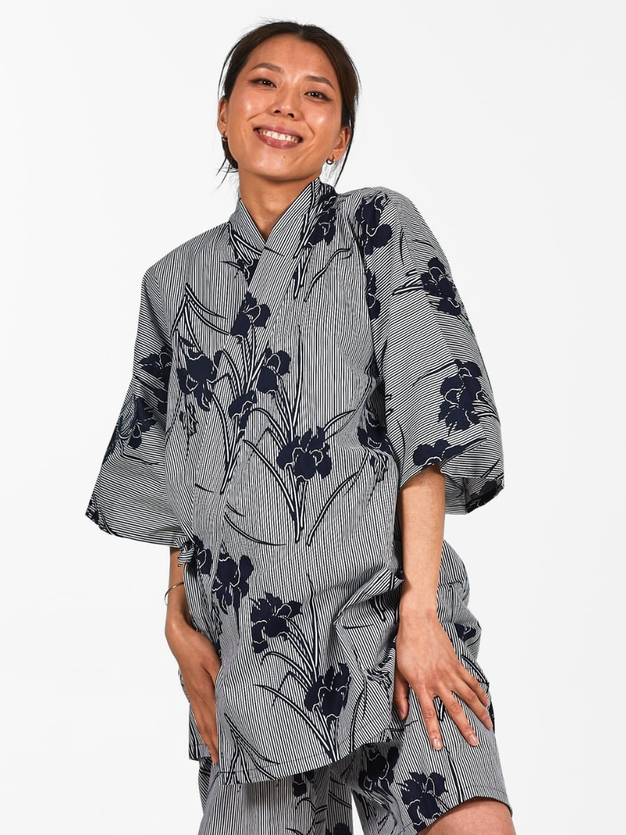 Japanischer Jinbei Damen – Iris