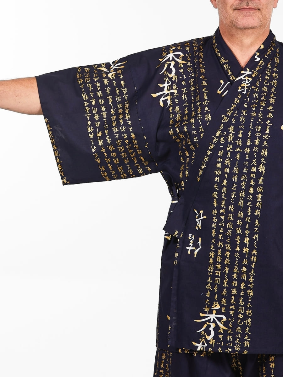 Japanischer Jinbei Herren – Kanji