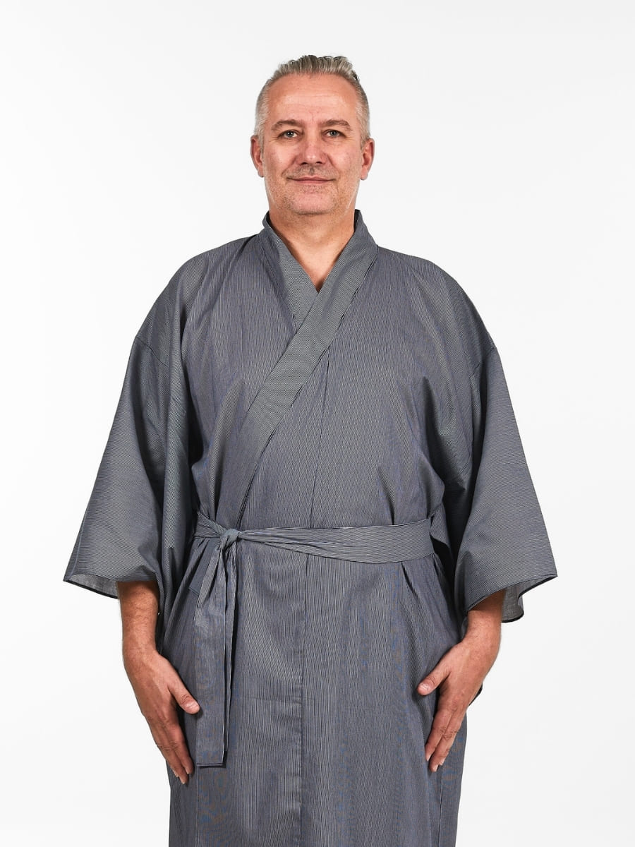 Yukata Kimono Herren - Gestreift