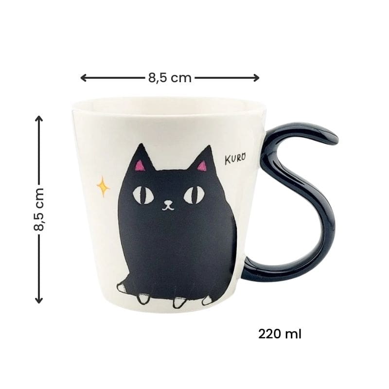Neko Tasse - Kuro