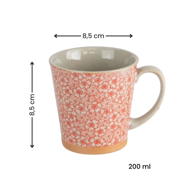 Japanischer Becher - Rot Aki