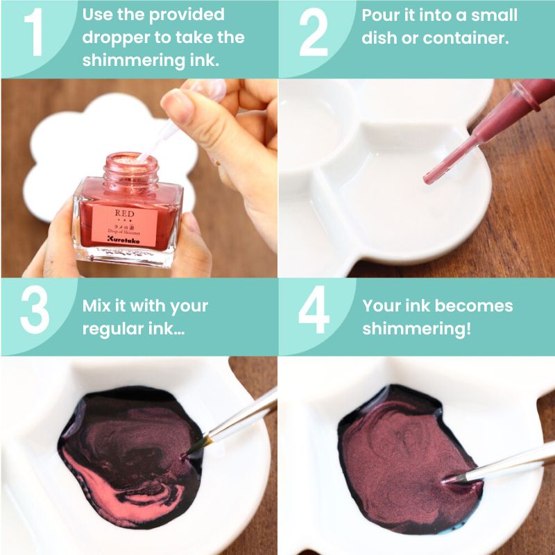 Drop of Shimmer – Tinte von Kuretake