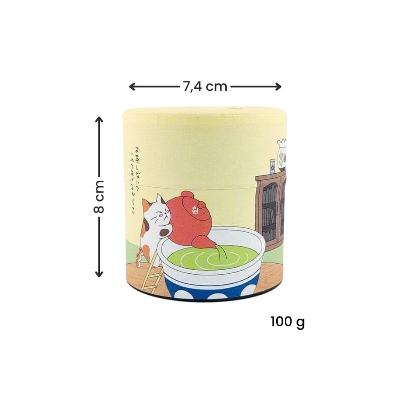 Kleine Japanische Teedose - Tea Cat