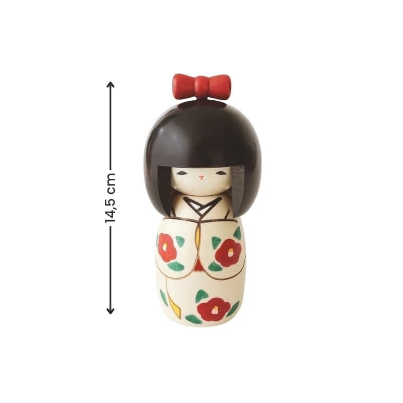 Kokeshi-Puppe - Kamelie