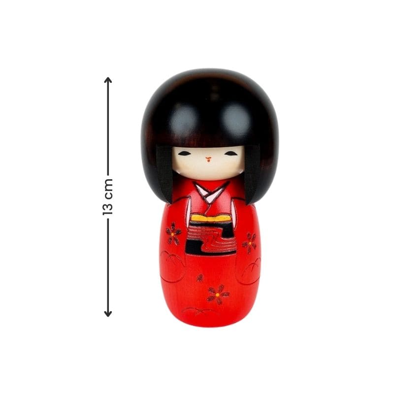 Japanische Puppe - Rot