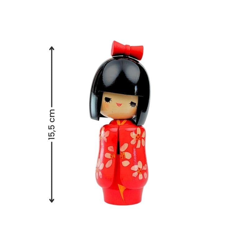 Kokeshi-Puppe aus Holz
