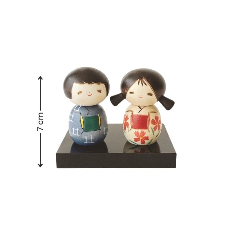 Kokeshi Puppen - Freundschaft