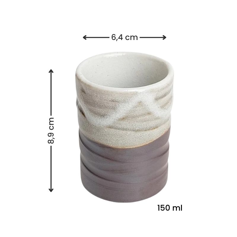 Japanische Keramik Tasse - Shino
