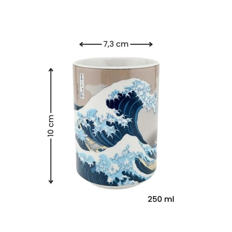 Japanische Tasse - Große Welle