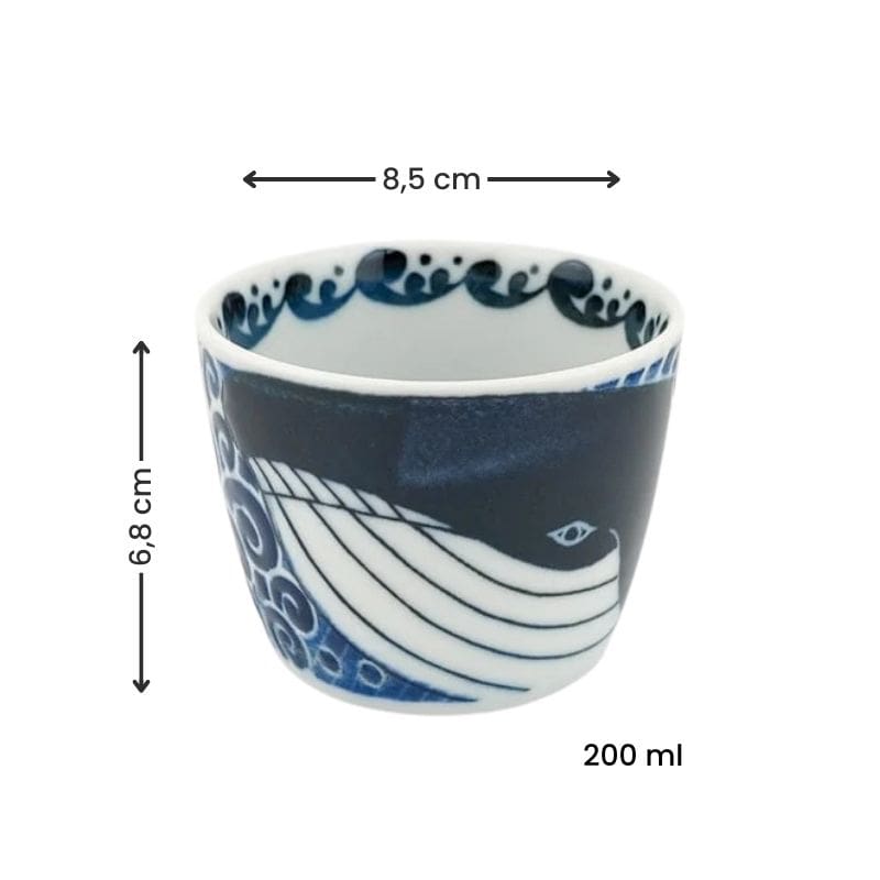 Japanische Tasse Soba - Wal