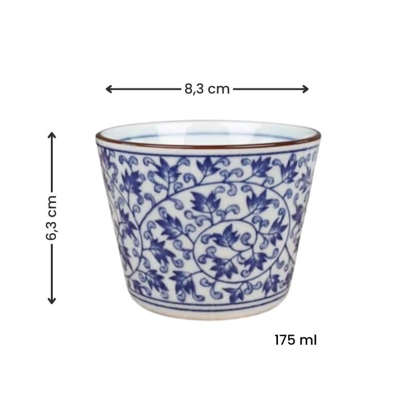 Japanische Tasse Soba Shokubutsu