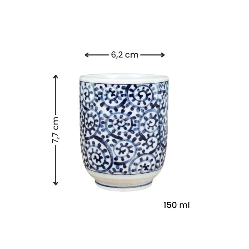 Japanische Tasse Yunomi Karakusa