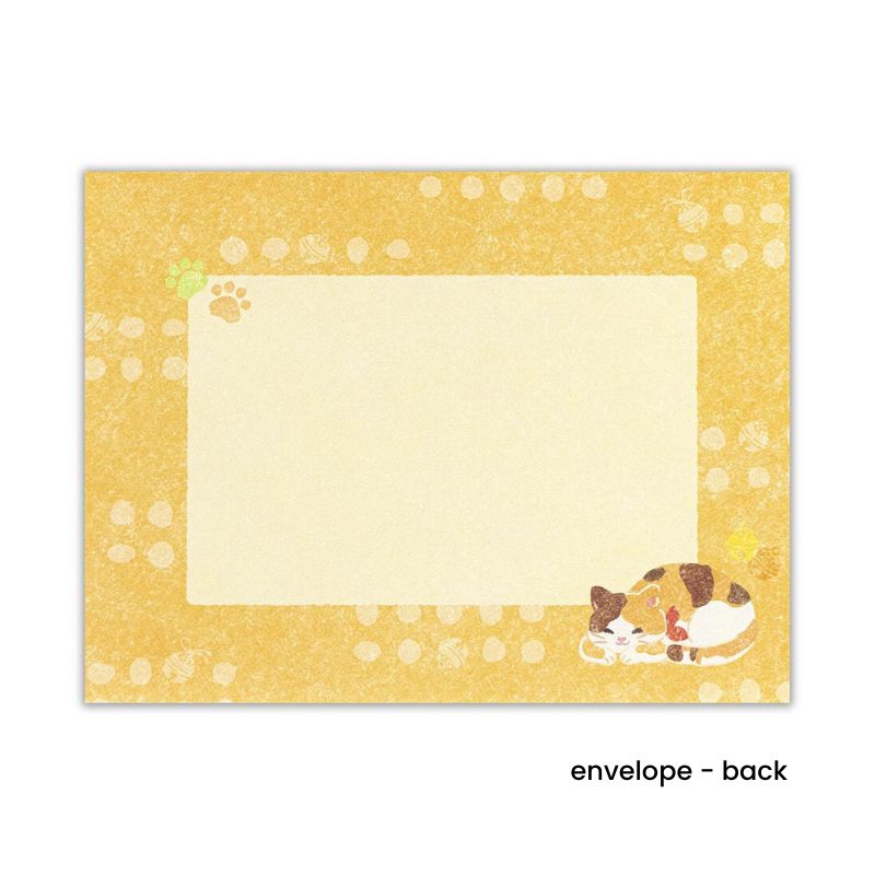 Mini Briefpapier und Umschläge - Katze