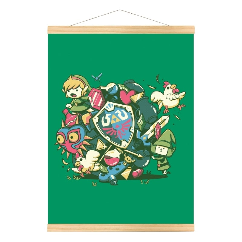 Japanisches Poster Legendäres Epos - A3