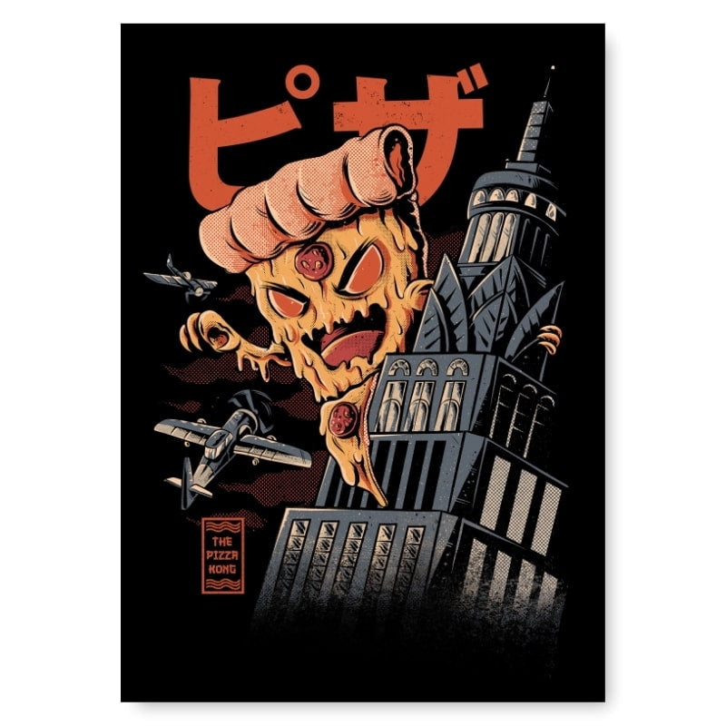 Japanisches Poster Godpizza - A3