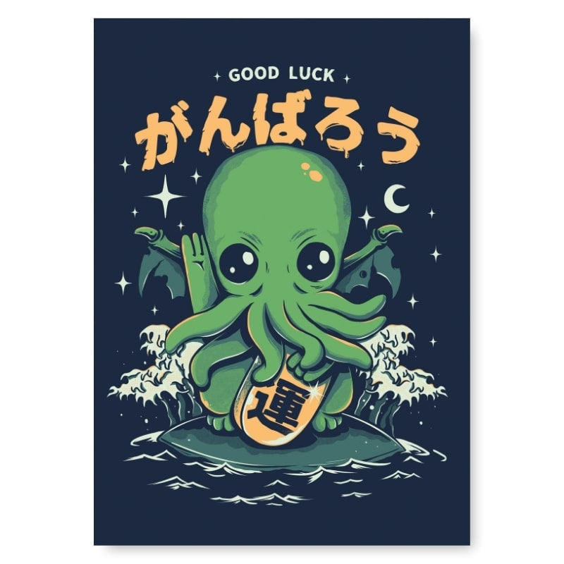 Japanisches Poster Good Luck - A3