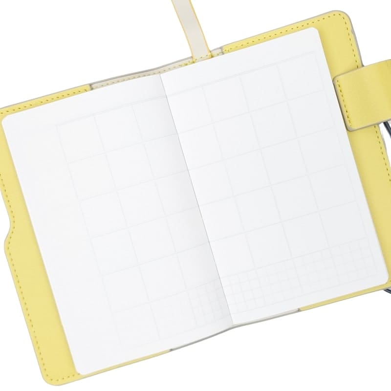 Monatlicher Japanischer Sunny Planner mit ewigem Kalender