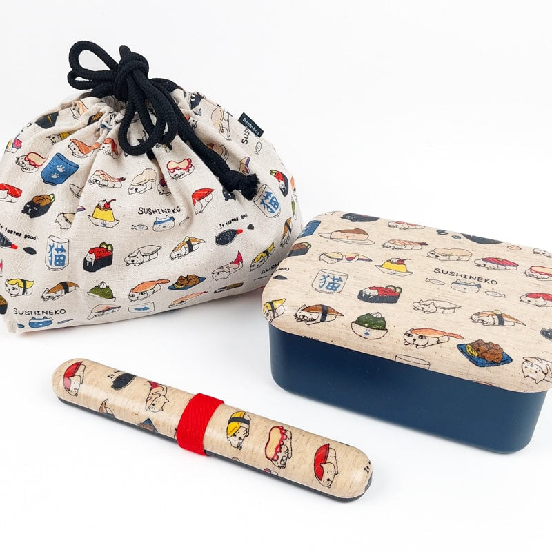 Japanische Baguettes & Sushi Cat Box