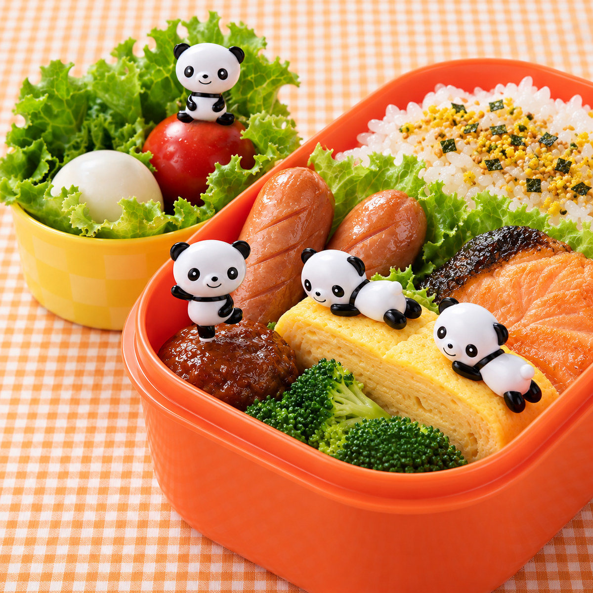 Bento-Spieße Panda