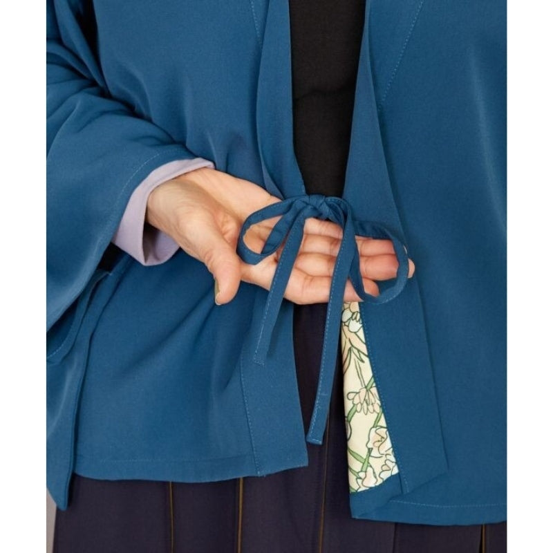 Blau Kimono Jacke Frauen