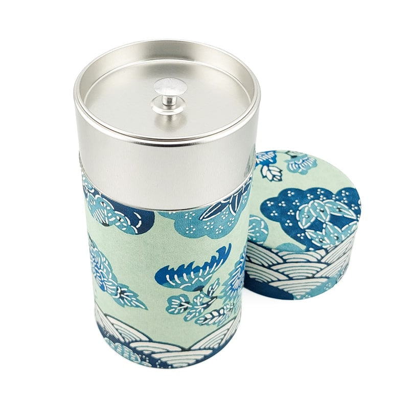 Japanische Teedose Aoi Nami