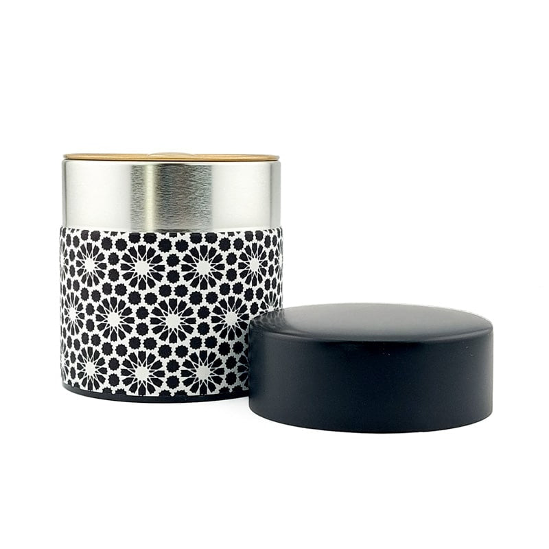 Japanische Teedose Kuro Kiku