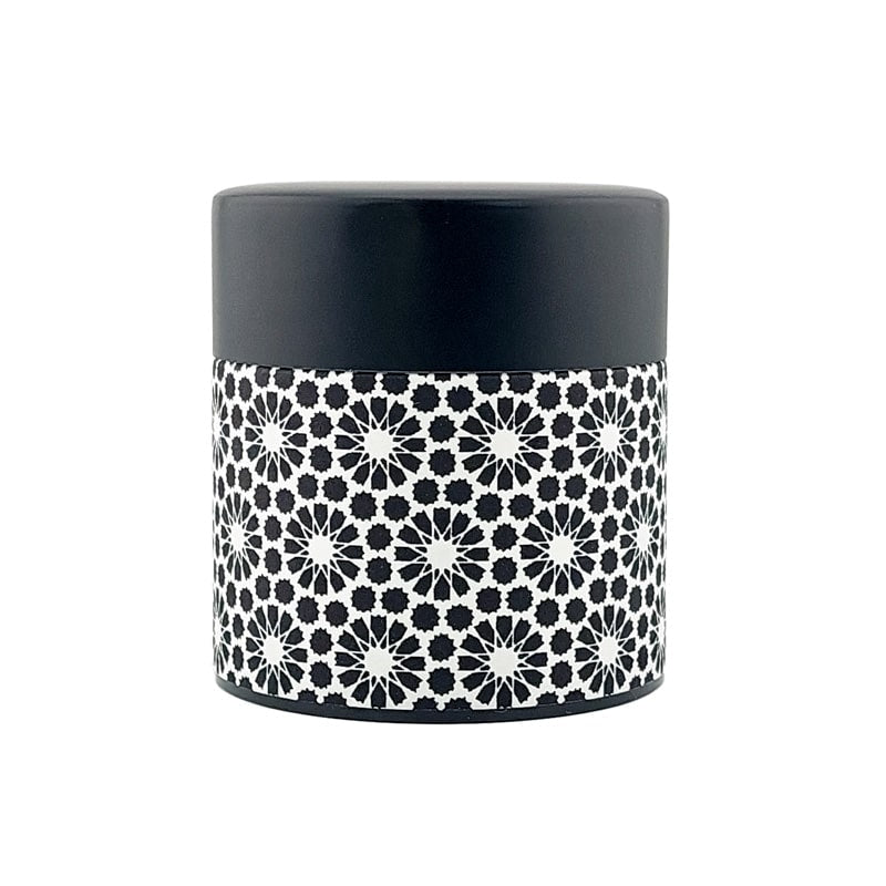 Japanische Teedose Kuro Kiku