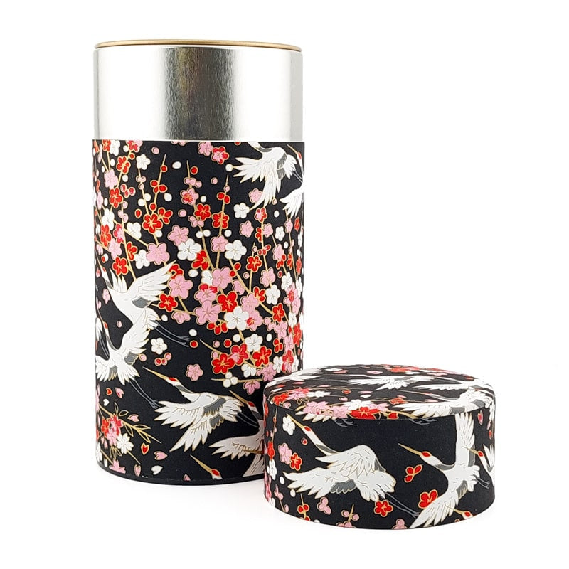 Japanische Teedose Washi Hana Tsuru