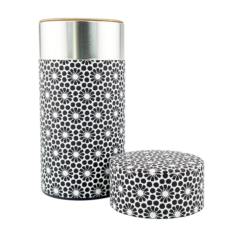 Japanische Teedose Washi Kiku